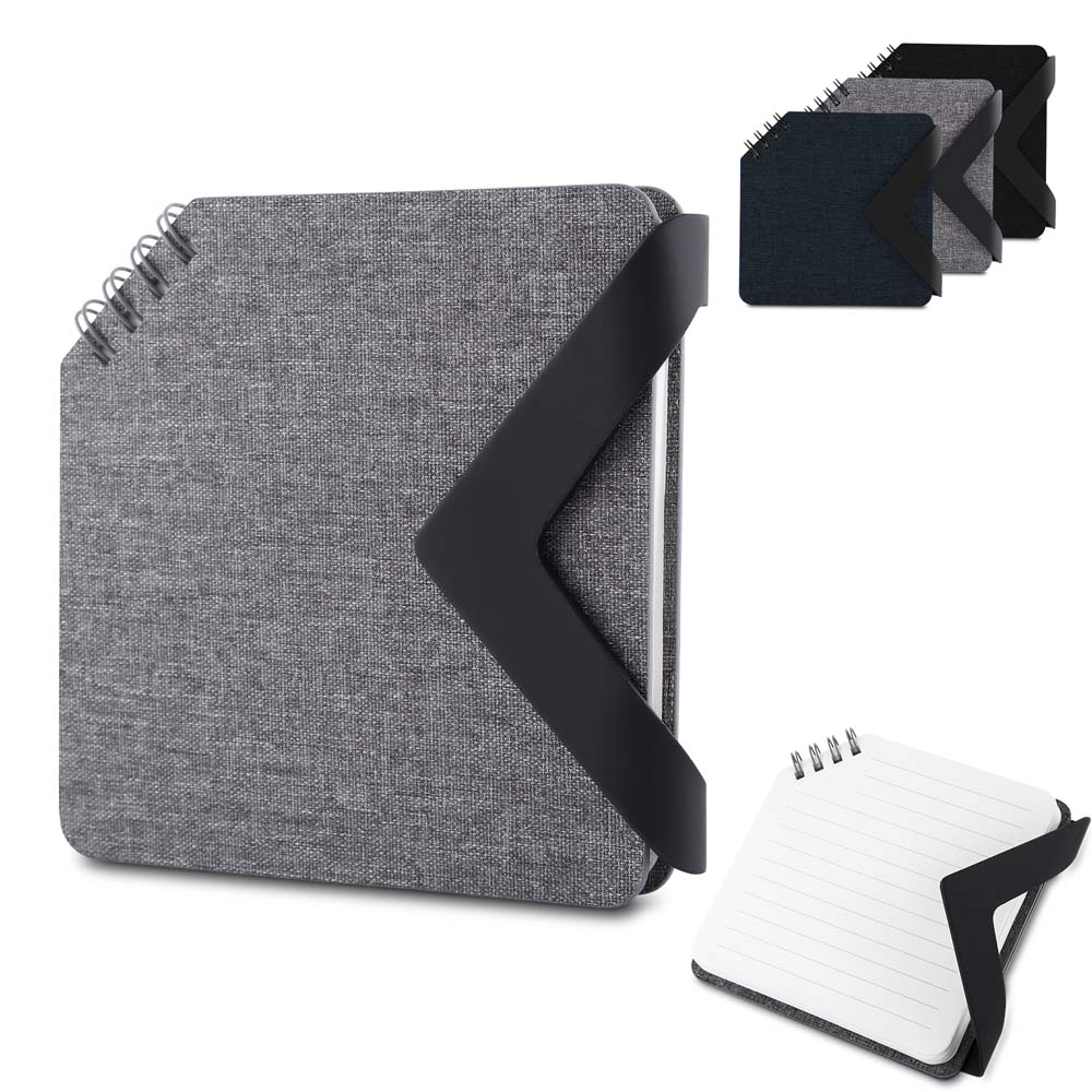 Mini Caderno com Fecho Magnético 70 Folhas Pautadas Preto