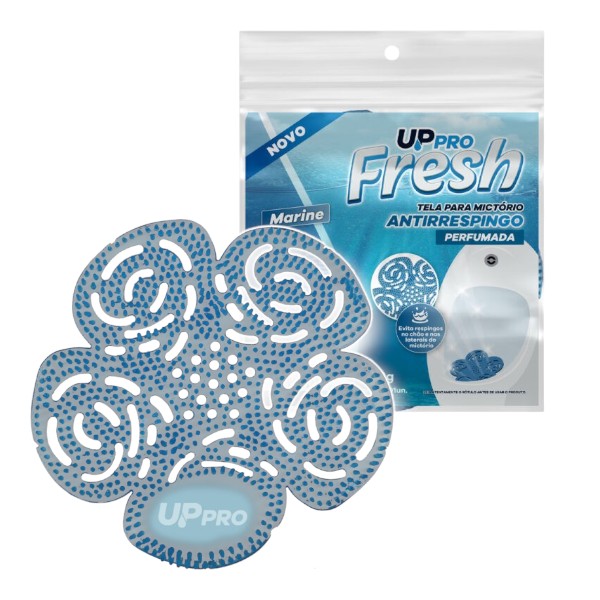 Tela Perfumada p/ Mictório Antirrespingo Marine Azul UPPRO Durável