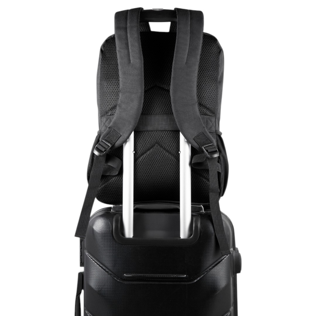 Mochila Notebook 15,6” 13L Poliéster Engate de Viagem Preta