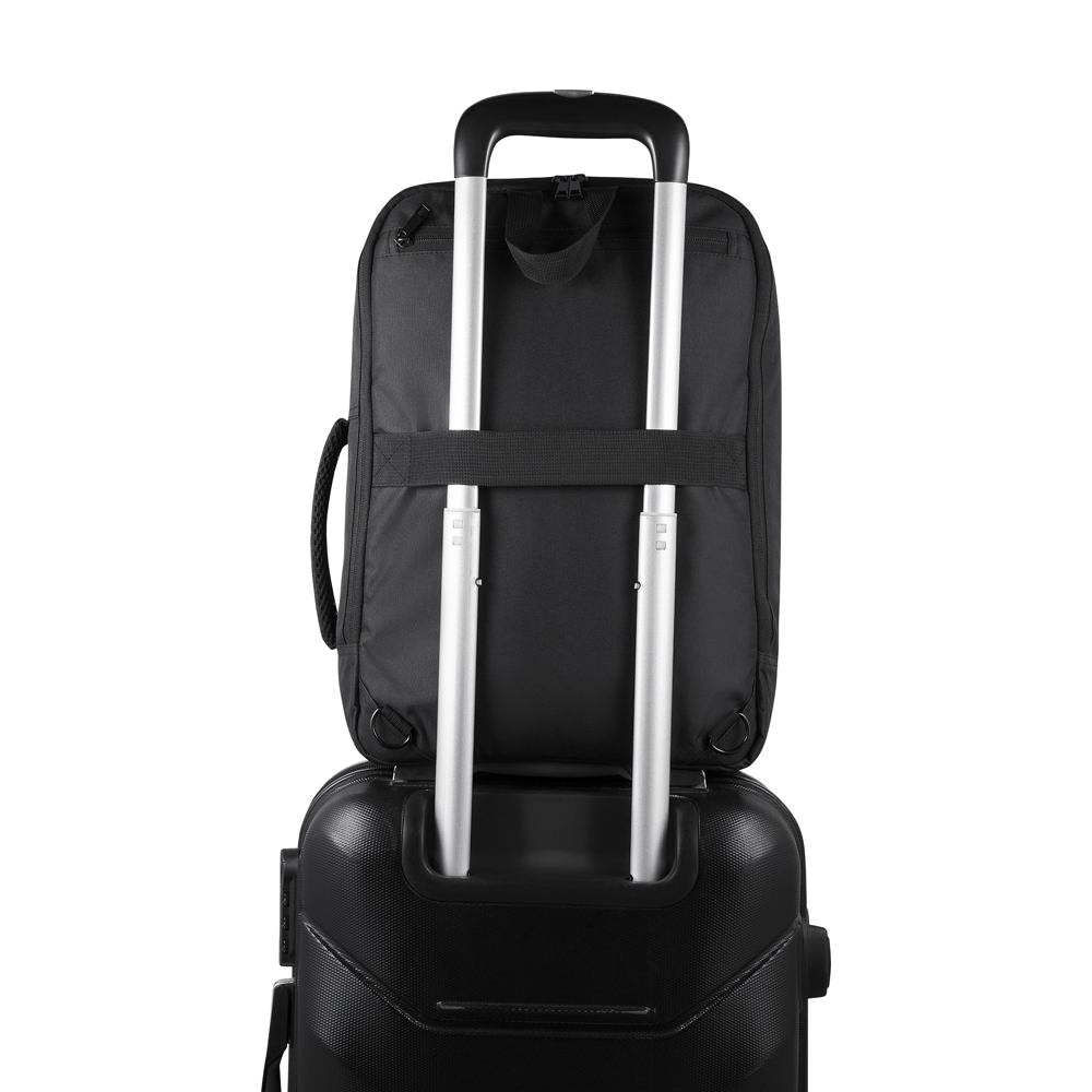 Mochila Pasta Executiva Notebook 15.6” Engate de Viagem Preta
