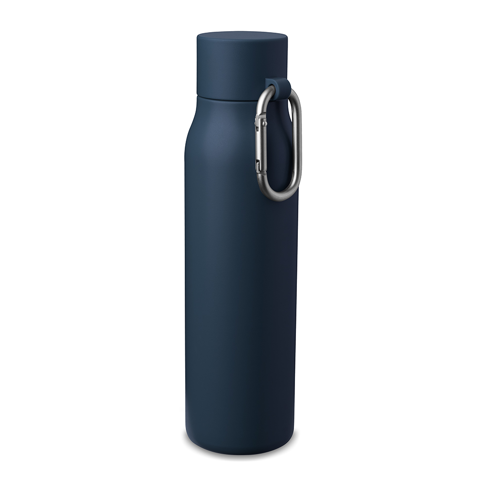 Garrafa Térmica Inox Parede Dupla 550ml Tampa Rosqueável Azul