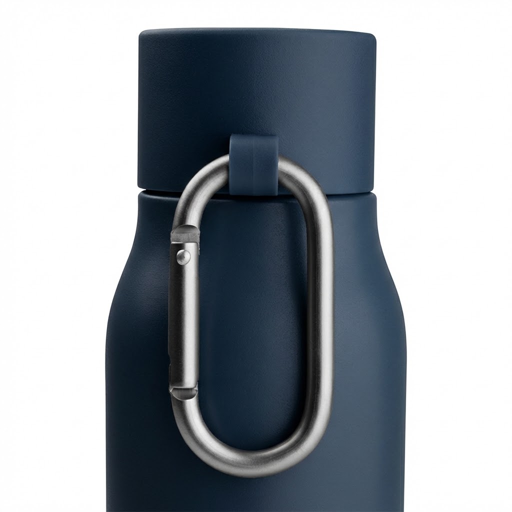 Garrafa Térmica Inox Parede Dupla 550ml Tampa Rosqueável Azul