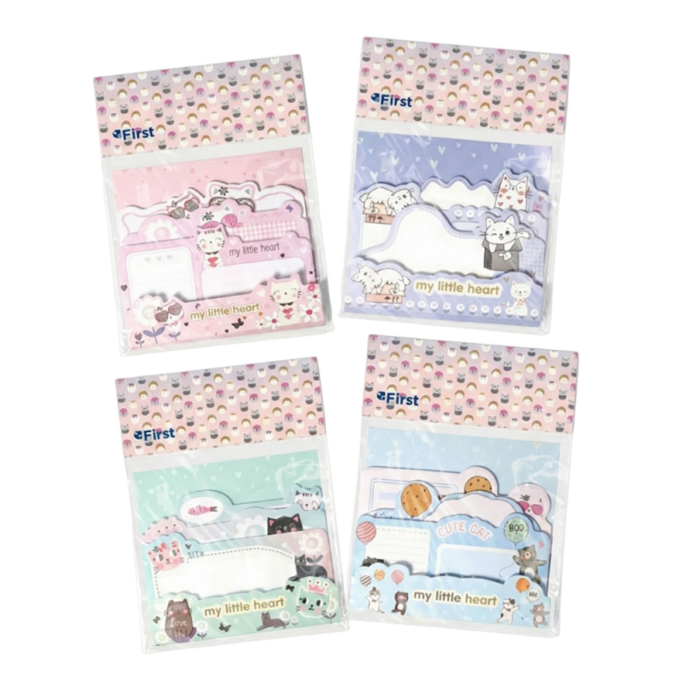 Conjunto de Blocos de Notas Adesivos Beauty Collection Estampa Sortida