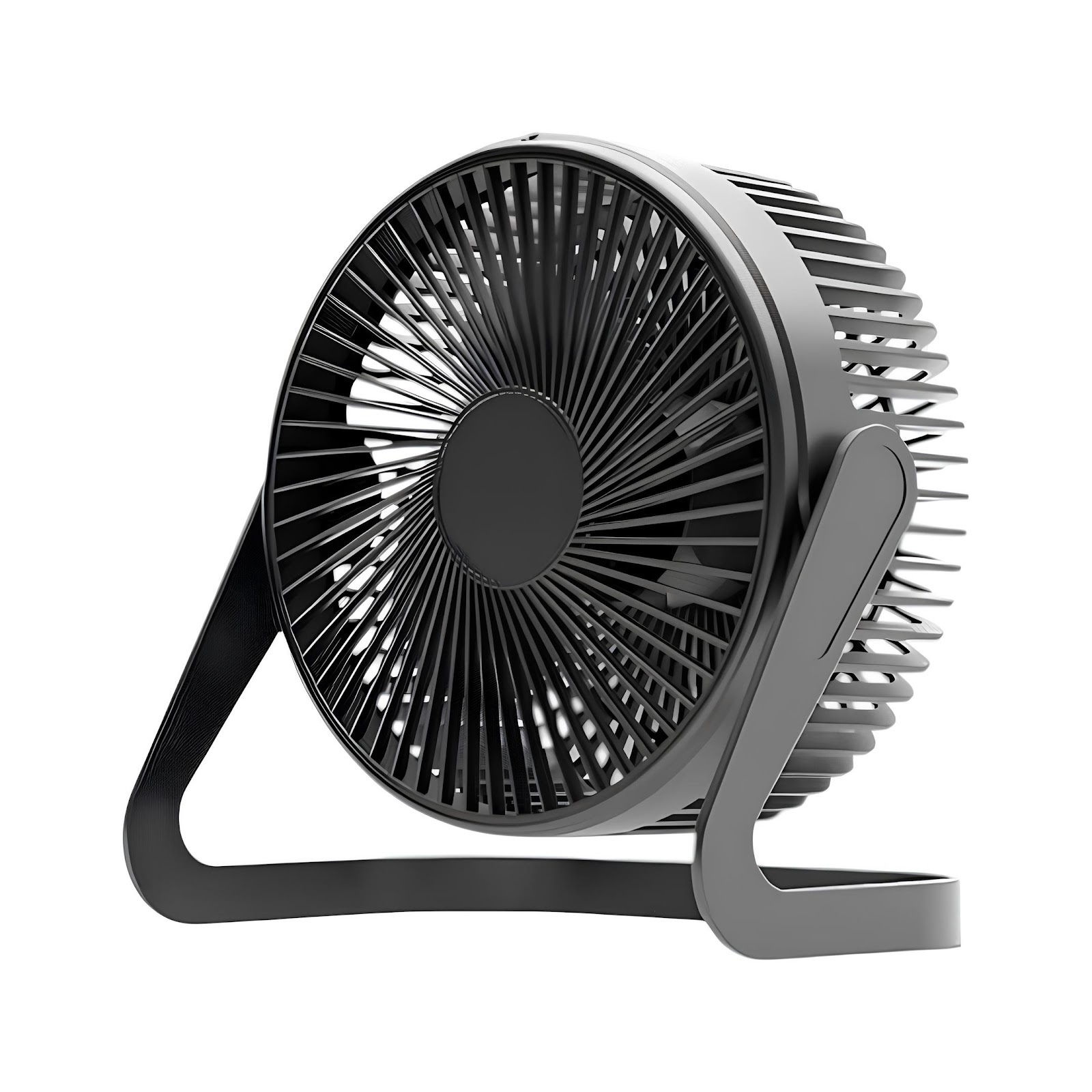 Mini Ventilador USB com 2 Velocidades Baixo Ruído 36dB 5” Preto