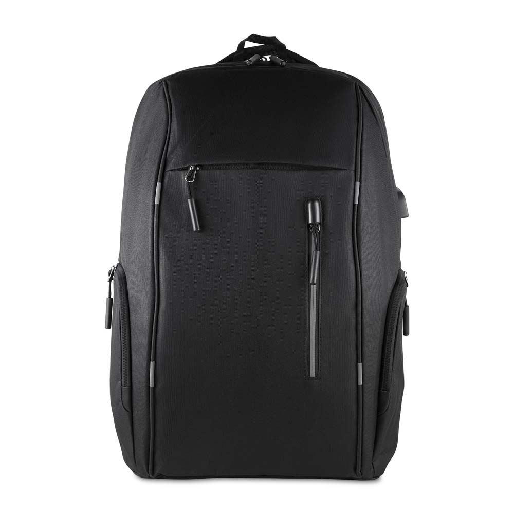 Mochila Notebook 15.6” 24L USB Engate para Mala Grande Preta