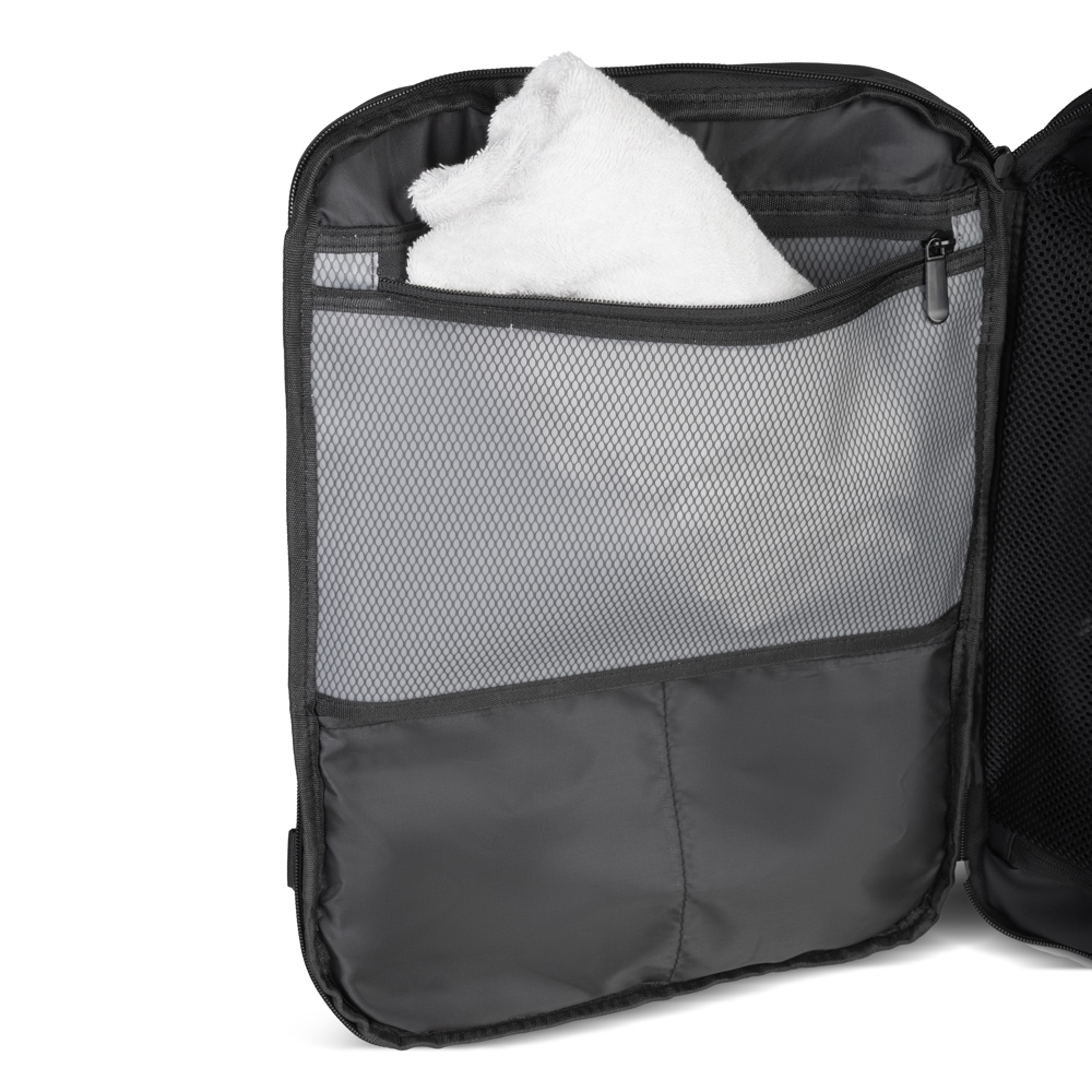 Mochila Mala com Bomba a Vácuo Expansível 31-45L USB Tipo-C