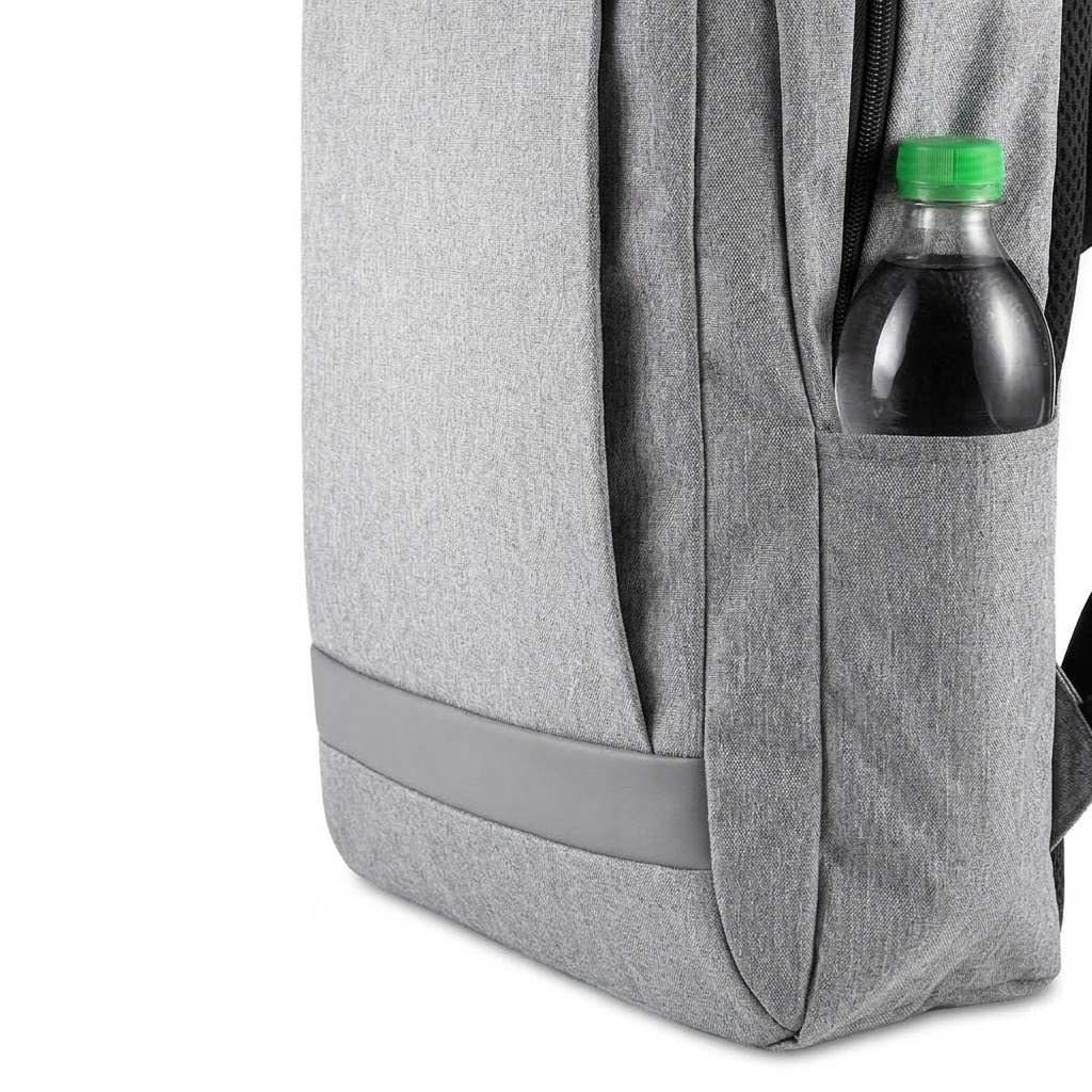 Mochila para Notebook 15.6” Poliéster 300D 13,5L Diversos Bolsos Cinza