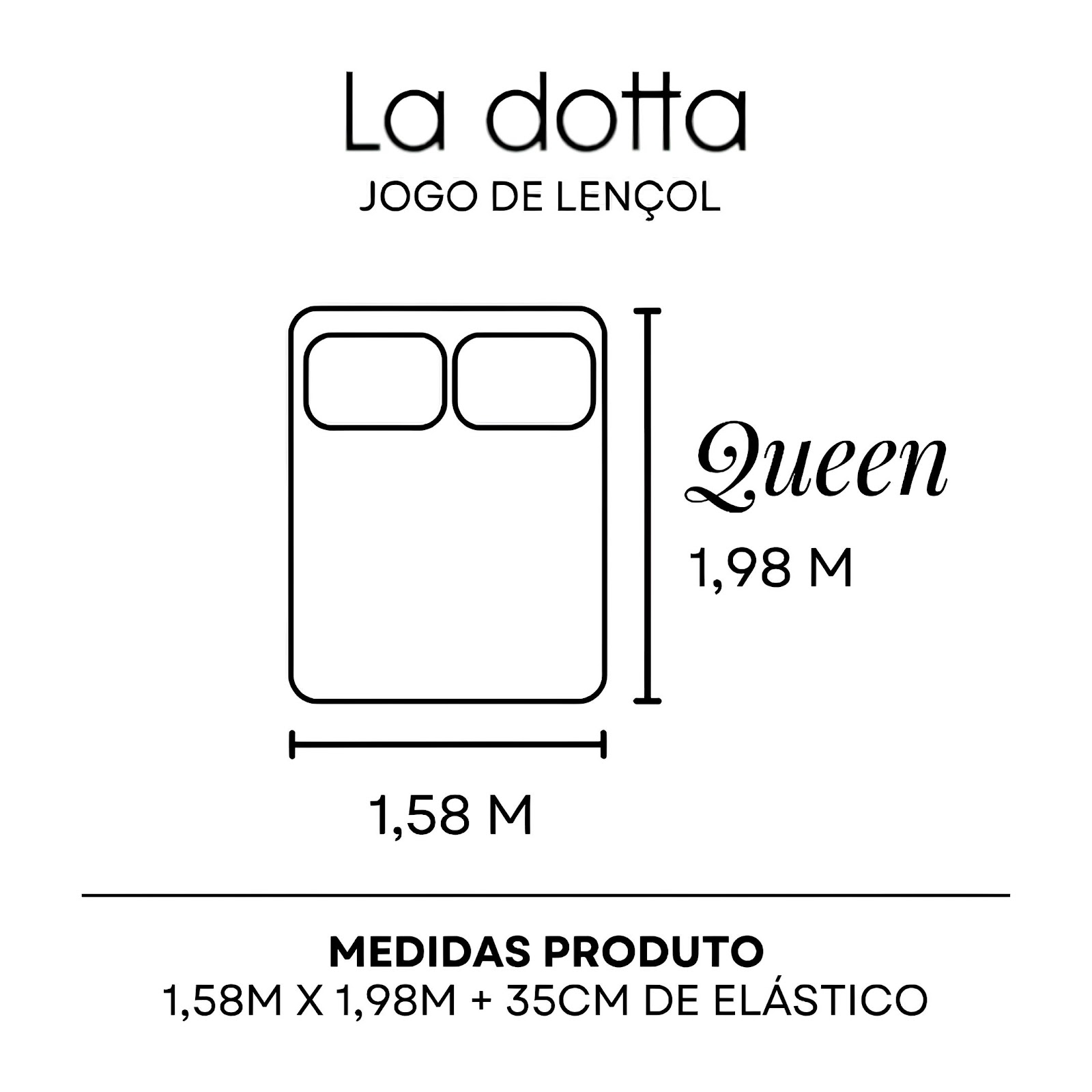 Jogo de Lençol 3 Peças Queen 100% Algodão Alta Qualidade Tulipa - La Dotta