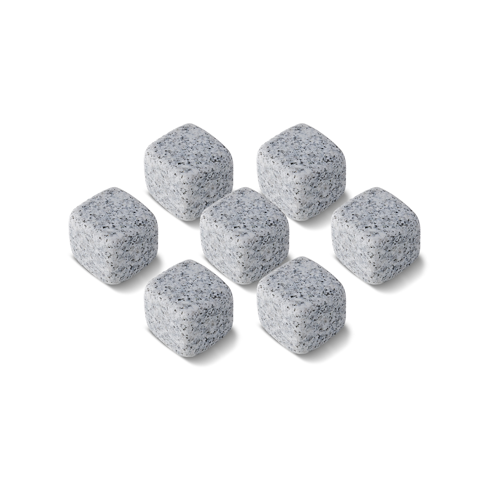 Kit Whisky Premium 2 Copos Pedras de Granito Pinça