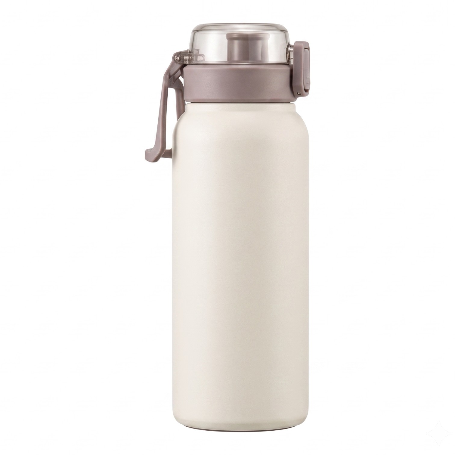 Garrafa Térmica Inox 800ml Tampa c/ Trava Bege