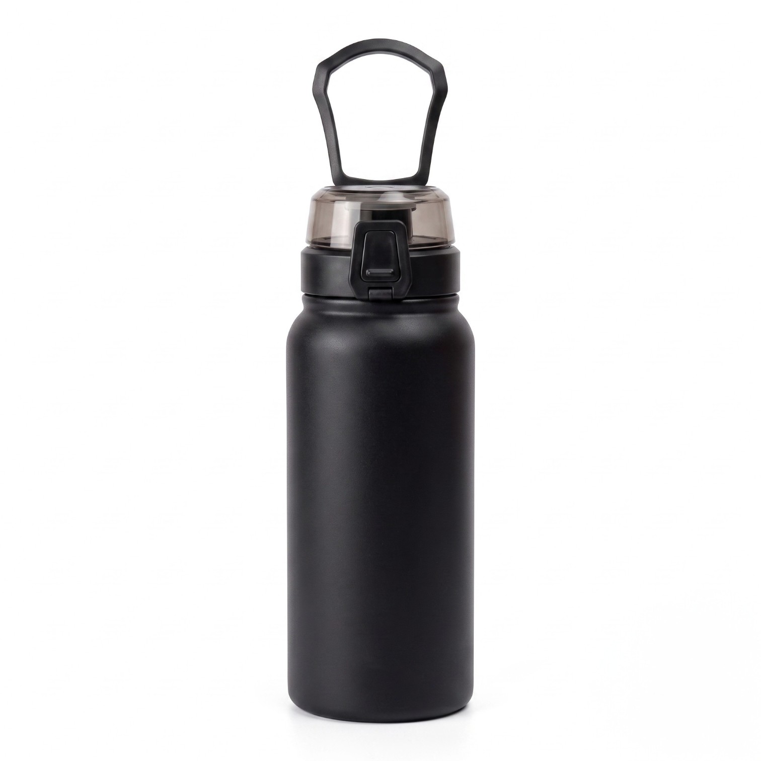Garrafa Térmica Inox 800ml Tampa c/ Trava Preta