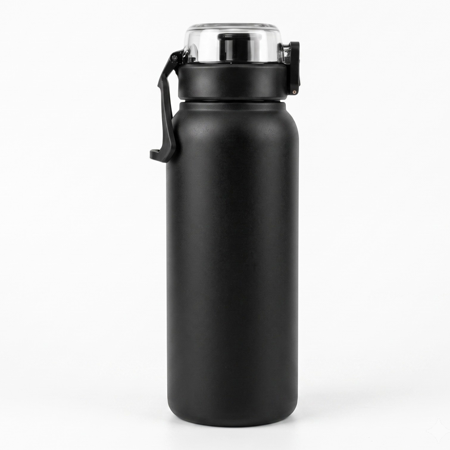 Garrafa Térmica Inox 800ml Tampa c/ Trava Preta