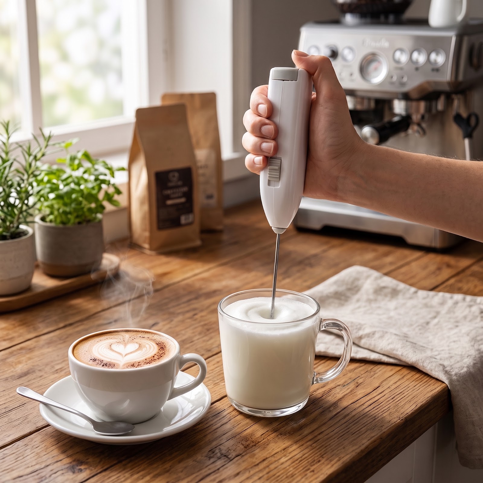 Misturador Mixer Elétrico Inox Plástico Processador Branco