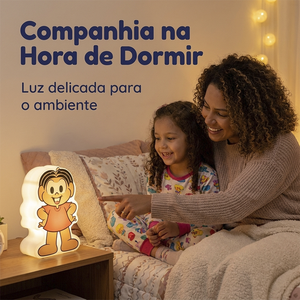 Luminária Mini Shape Mônica Turma da Mônica