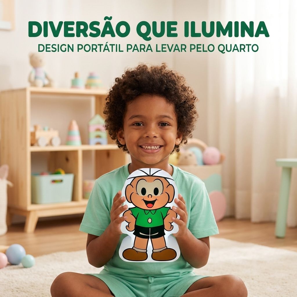 Luminária Mini Shape Cebolinha Turma da Mônica