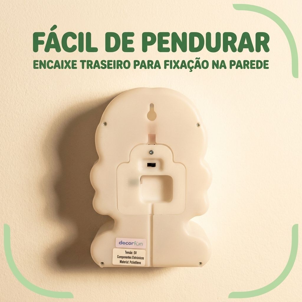 Luminária Mini Shape Cebolinha Turma da Mônica