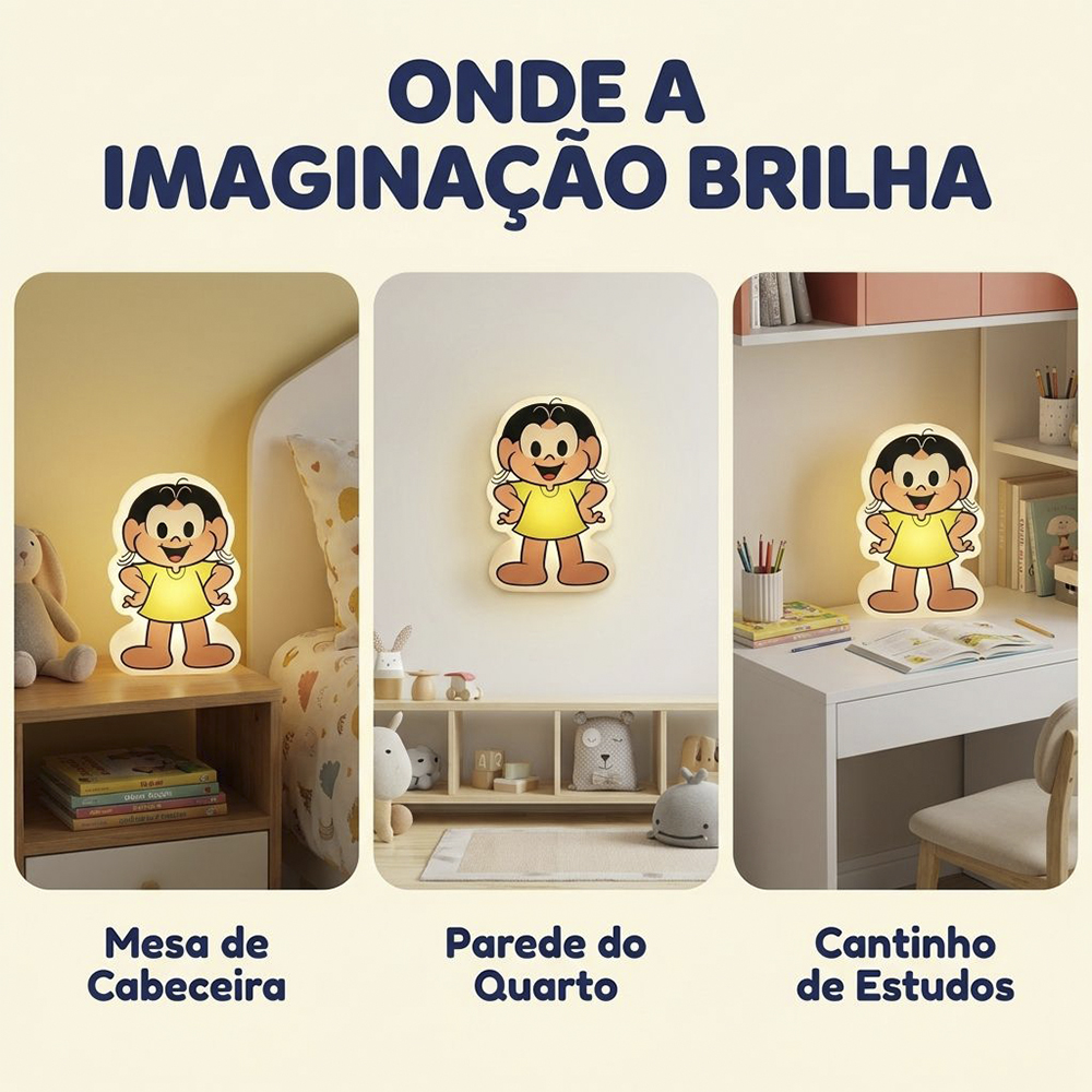 Luminária Mini Shape Magali Turma da Mônica