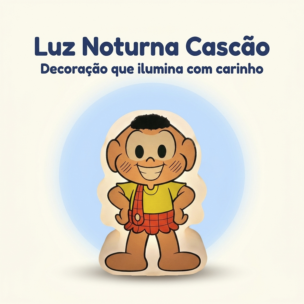Luminária Mini Shape Cascão Turma da Mônica