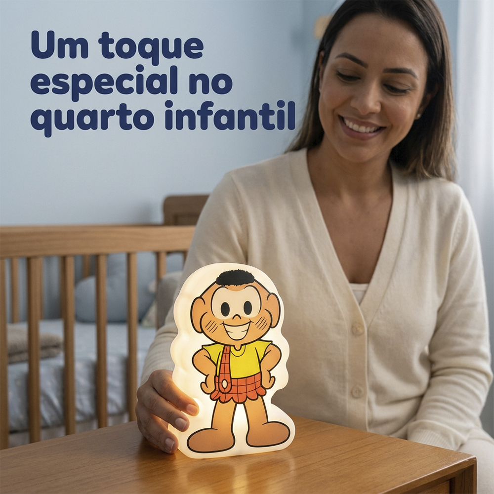 Luminária Mini Shape Cascão Turma da Mônica