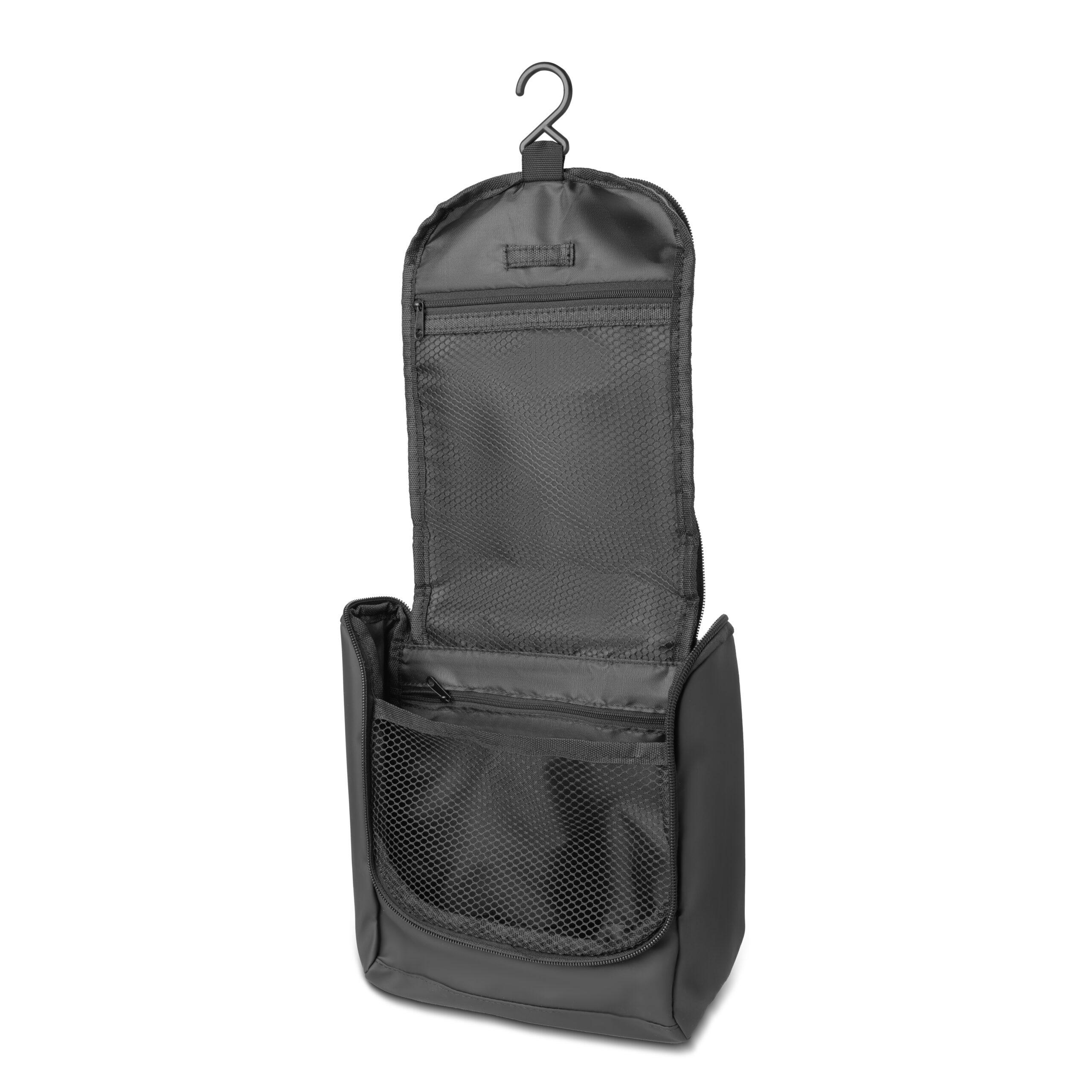 Necessaire 5,5L Preta c/ Gancho Suspensa Organizador de Viagem