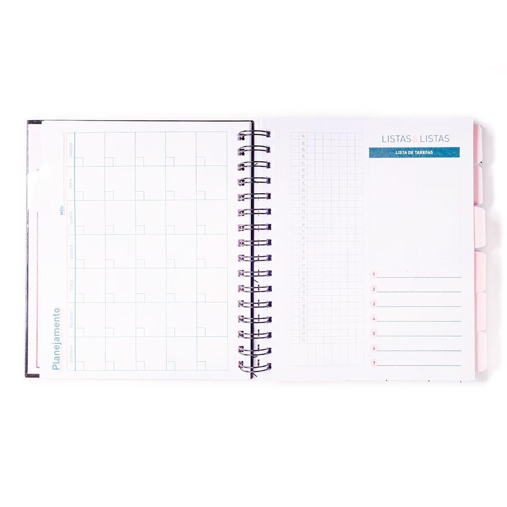 Planner Permanente Cores Sonhos e Planos Focus Day