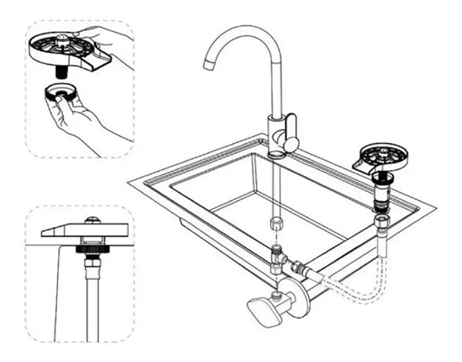 Lavadora Automática de Pia Fast Cleaner