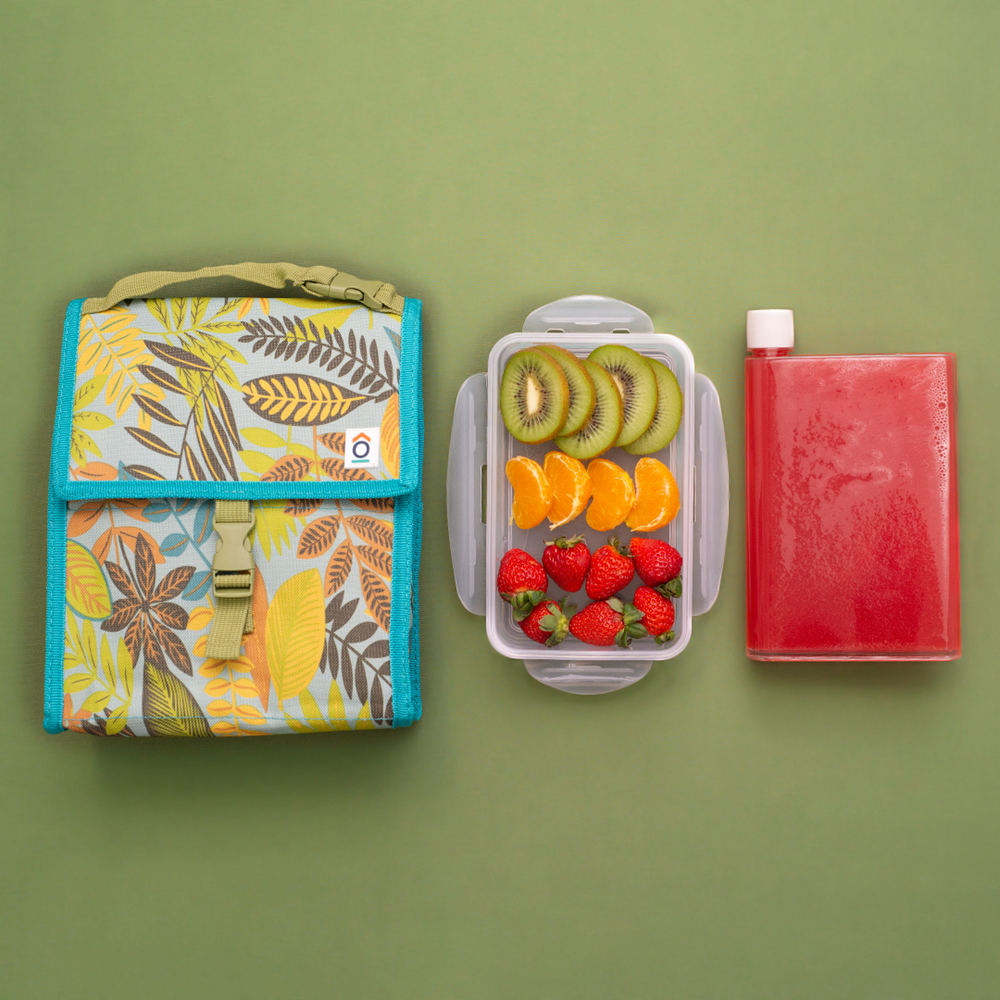 Bolsa Térmica Congelável Lancheira Tropical