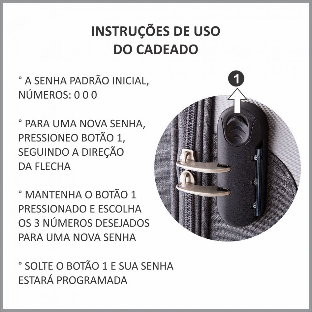 Mala de Viagem para 60L Easy Travel 
