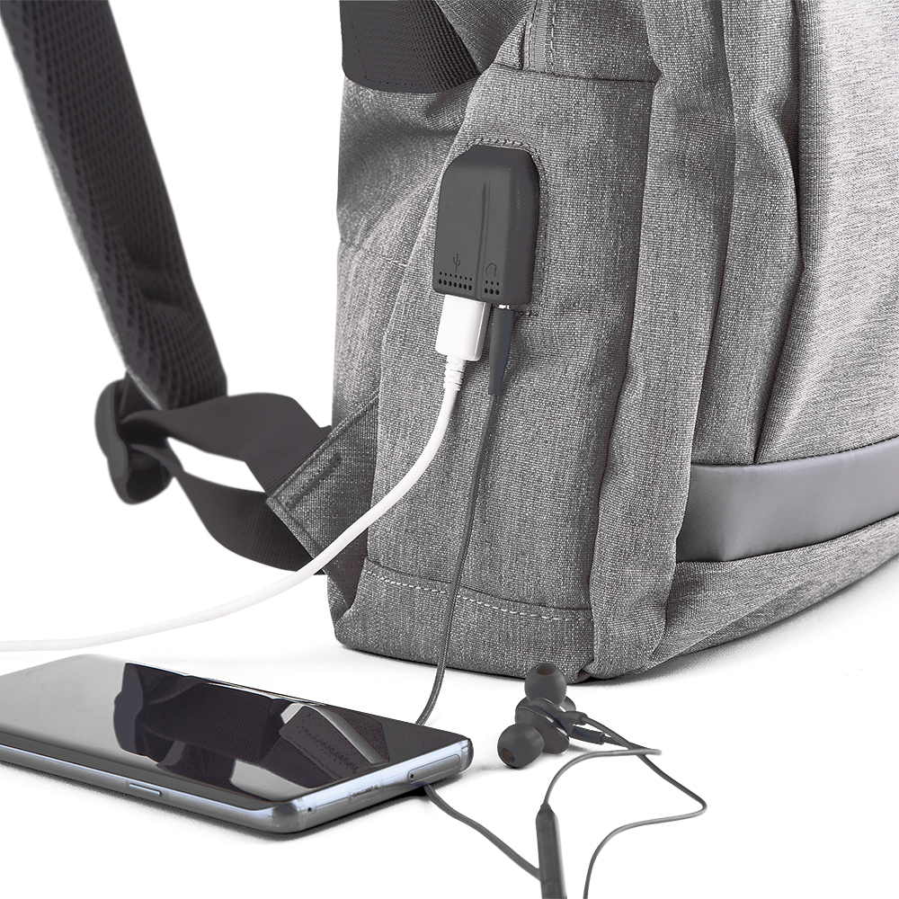 Mochila Slim All White Practical Day