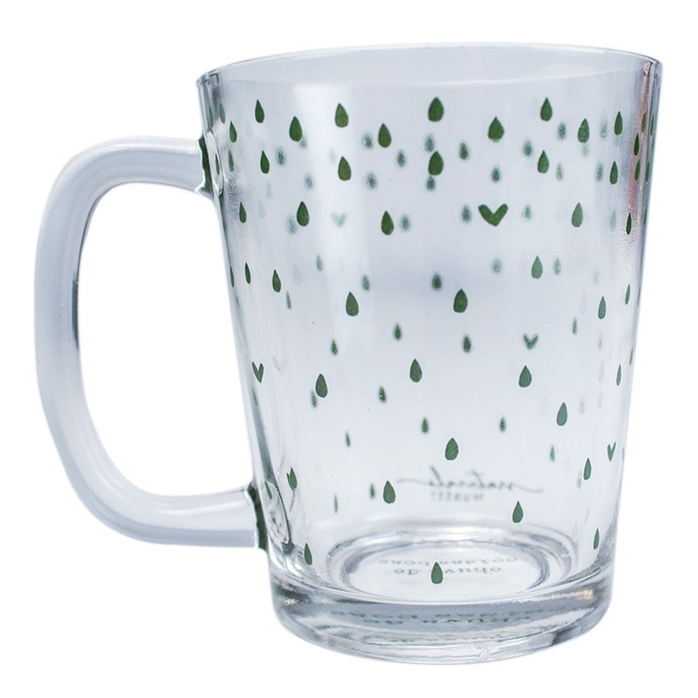 Caneca De Vidro - Naturals Chuva De Coisas Boas