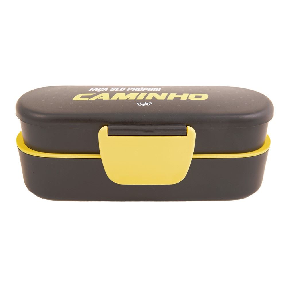Marmita Fit 2 Divisórias 770Ml - Just Go