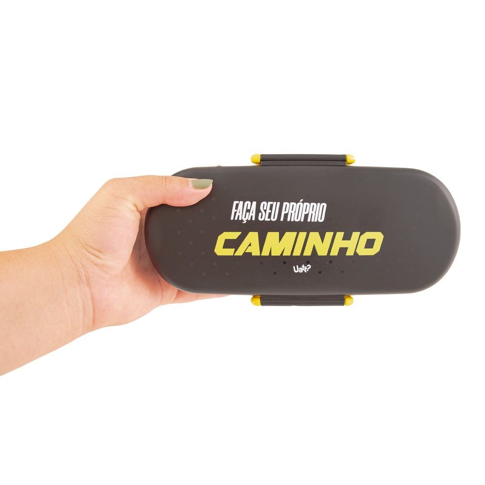 Marmita Fit 2 Divisórias 770Ml - Just Go