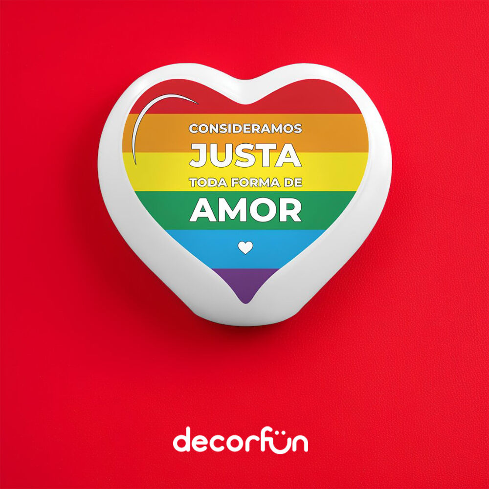 Luminária Coração Toda Forma de Amor