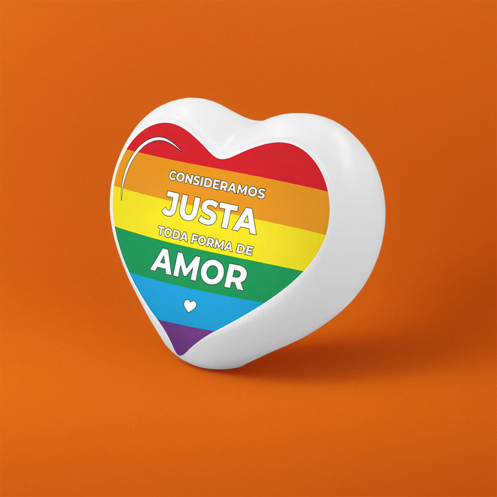 Luminária Coração Toda Forma de Amor