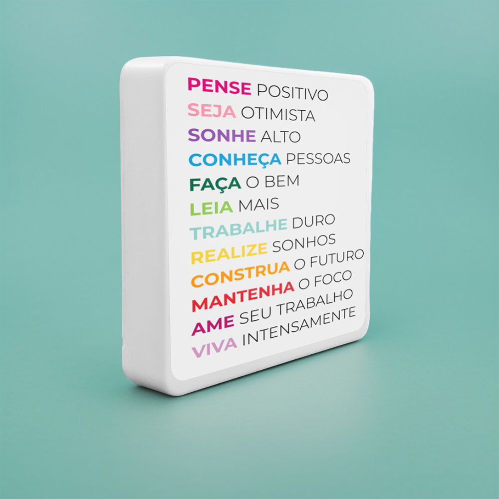 Luminária Box Motive-se USB