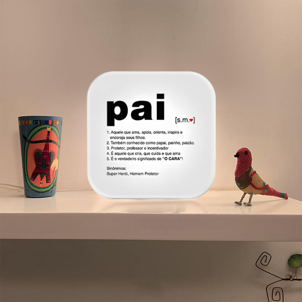 Luminária Box Significado Pai