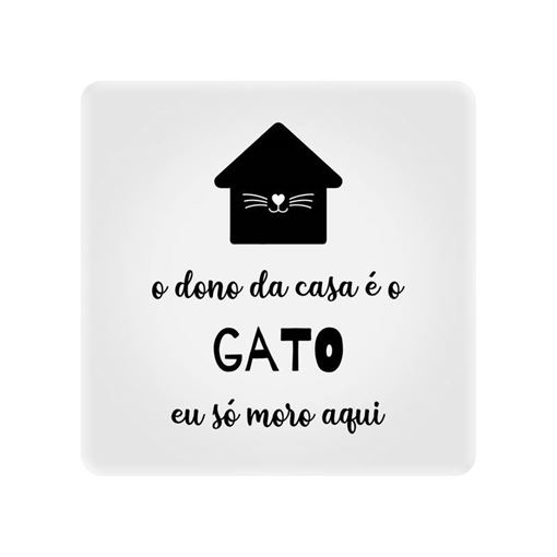 Luminária Box Slim O Dono É O Gato USB