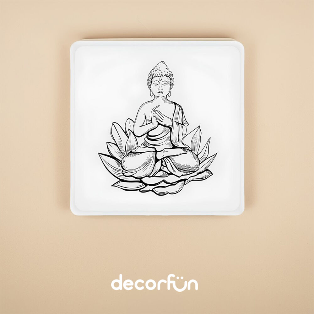 Luminária Box Slim Budha USB