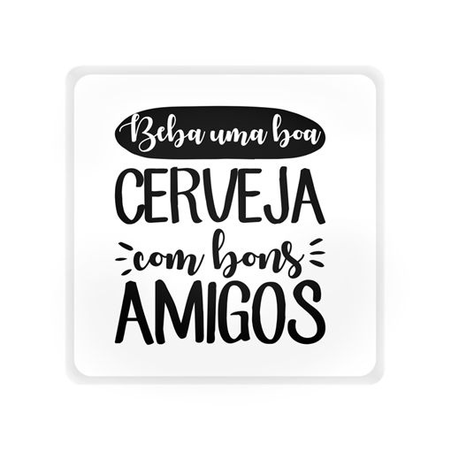 Luminária Box Slim Bons Amigos Boas Cervejas USB