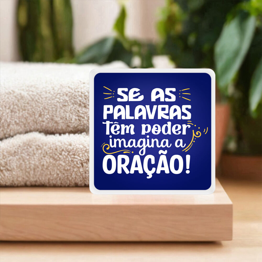 Luminária Box Slim Oração USB