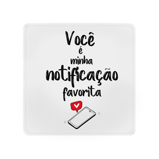 Luminária Box Slim Minha Notificação Prefereida USB