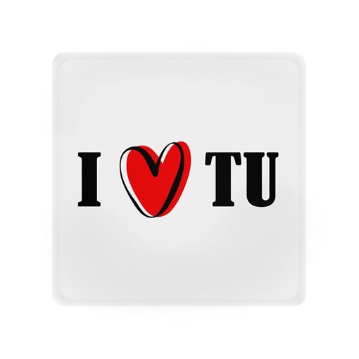 Mini Luminária Box I Love Tu USB