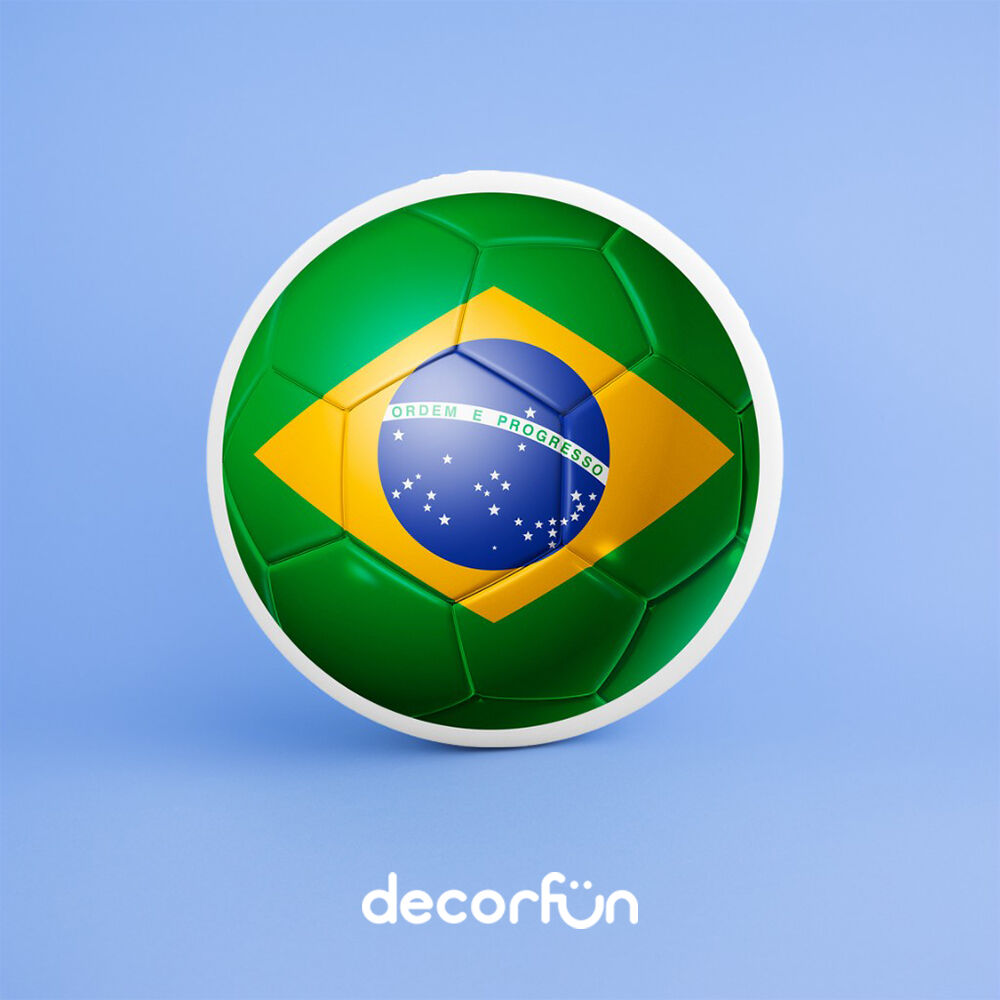 Luminária de Parede Decoração Bar Arandela Bola do Brasil Bivolt
