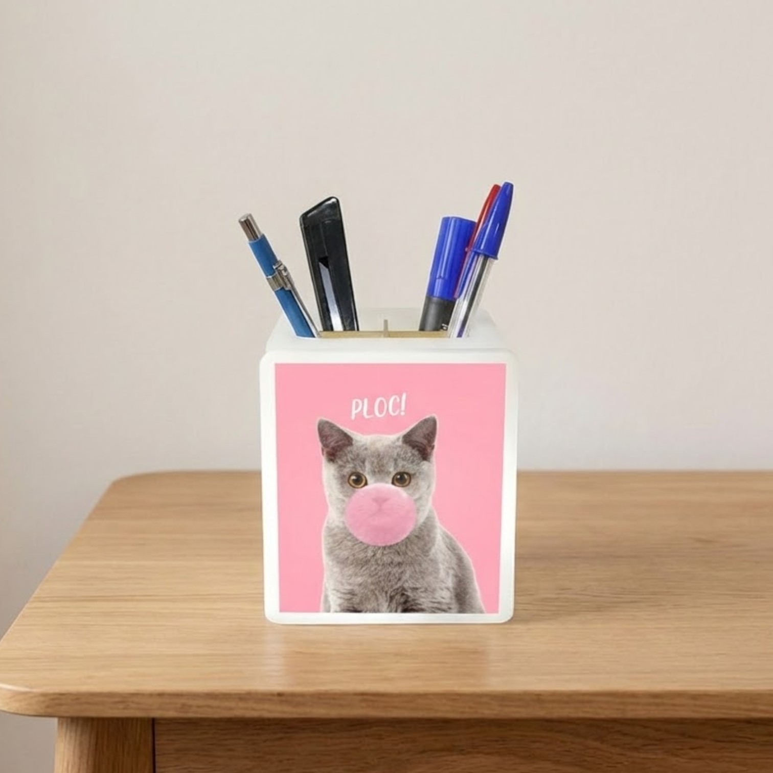 Organizador de Mesa Iluminado Cat Ploc Ploc