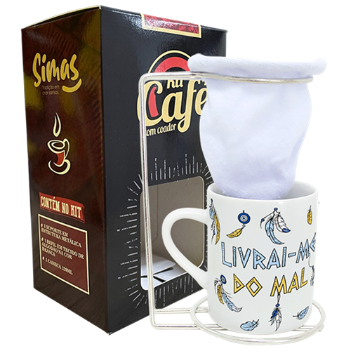 Kit Gourmet  - Mini coador de café - Livrai-me do Mal 