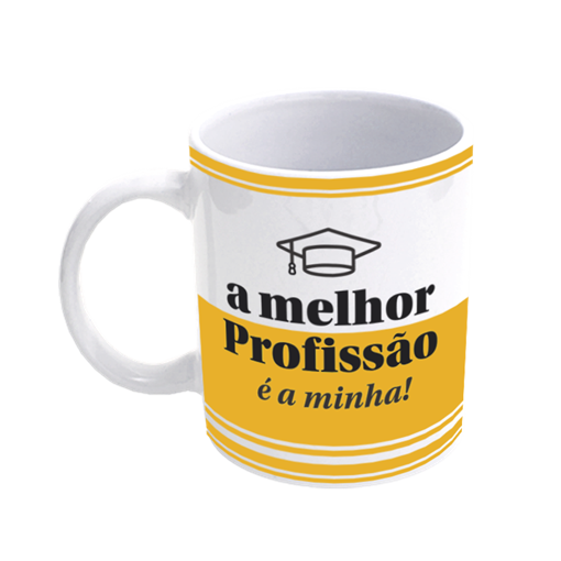 Caneca De Porcelana Profissões - A Melhor
