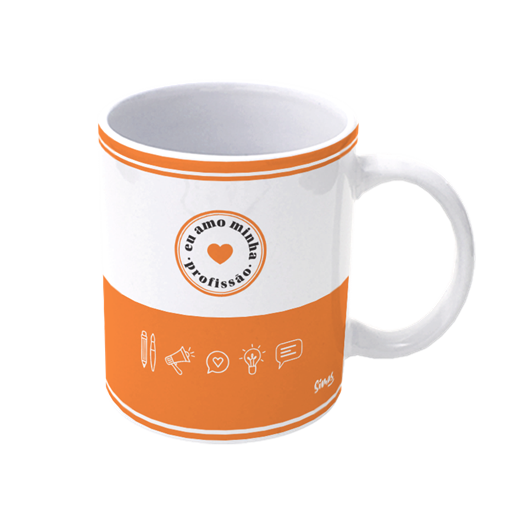 Caneca De Porcelana Profissões - Social Media