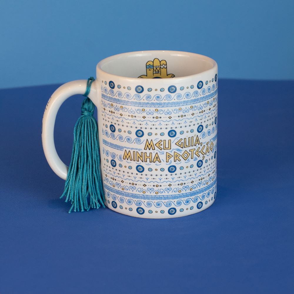 Caneca com Pompom - Mandala