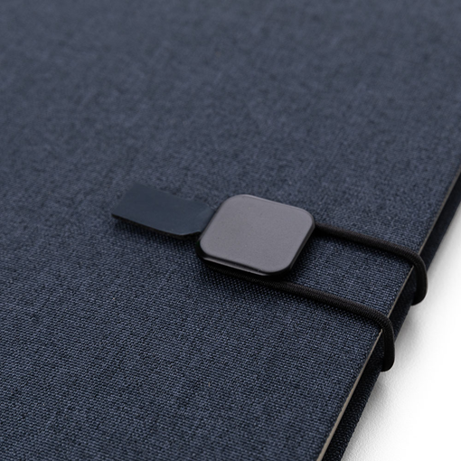 Caderno com Capa Sintética com Fechamento All Grey