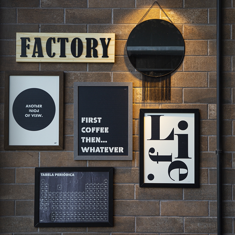 Quadro Decorativo 40X30 - Industrial Life - Industrial Life
